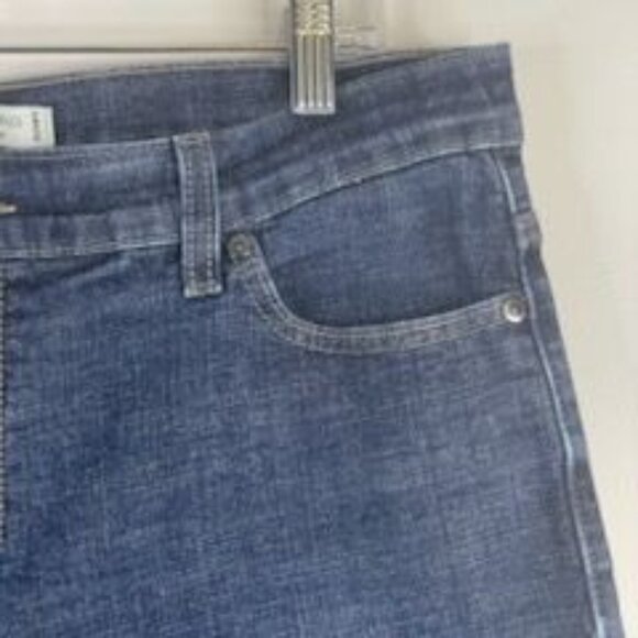 Levis Perfectly Slimming Jeans 16 M High Rise Boot Cut Stretch Medium Wash - Picture 10 of 11